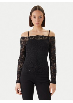 Morgan Bluzka 251-TKISS Czarny Slim Fit ze sklepu MODIVO w kategorii Bluzki damskie - zdjęcie 189218543