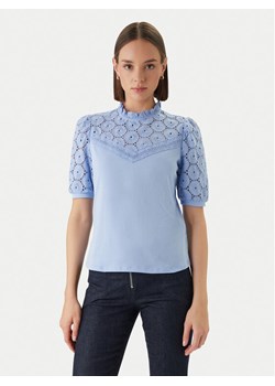 Morgan Bluzka 241-DULIE Niebieski Regular Fit ze sklepu MODIVO w kategorii Bluzki damskie - zdjęcie 189218551