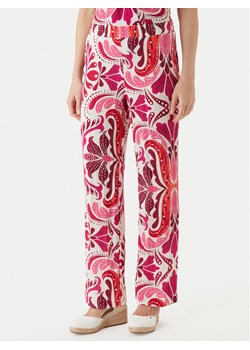 Morgan Spodnie materiałowe 261-PMARIA Różowy Regular Fit ze sklepu MODIVO w kategorii Spodnie damskie - zdjęcie 189218583