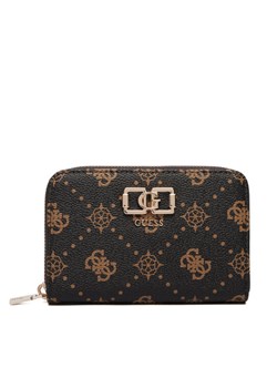 Guess Portfel Emelie Logo Slg SWGP99 28140 Brązowy ze sklepu MODIVO w kategorii Portfele damskie - zdjęcie 189218591