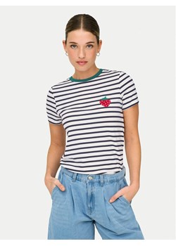 ONLY T-Shirt Heart 15318959 Biały Regular Fit ze sklepu MODIVO w kategorii Bluzki damskie - zdjęcie 189218611