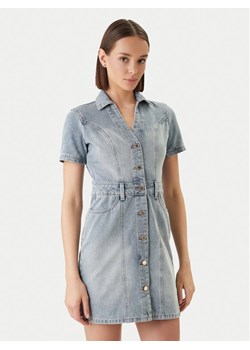 Morgan Sukienka jeansowa 241-ROGLA Błękitny Regular Fit ze sklepu MODIVO w kategorii Sukienki - zdjęcie 189218634