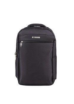 czarny plecak podróżny 40x20x25 cm bagaż podręczny z rączką i uchwy ze sklepu Słoń Torbalski w kategorii Torby podróżne - zdjęcie 189219241