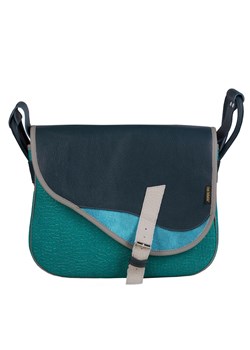 zielona torebka damska skórzana  listonoszka na ramię Freshman ze sklepu Słoń Torbalski w kategorii Listonoszki - zdjęcie 189219243