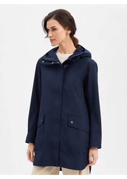 Didriksons Damska kurtka przeciwdeszczowa - Gwen Kobiety granatowy jednolity ze sklepu vangraaf w kategorii Kurtki damskie - zdjęcie 189219312