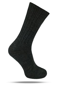 Ciepłe Wełniane Skarpetki Zimowe - Grafit, Jednokolorowe SKEMACSHSTR0178grafit ze sklepu JegoSzafa.pl w kategorii Skarpetki męskie - zdjęcie 189219454