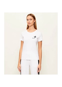 EA7 T-shirt | Slim Fit ze sklepu Gomez Fashion Store w kategorii Odzież plażowa - zdjęcie 189219844