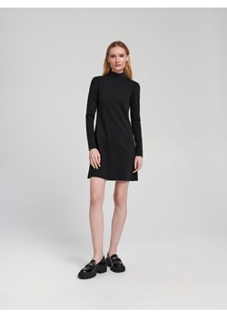 Sinsay - Sukienka mini ze stójką - czarny ze sklepu Sinsay w kategorii Sukienki - zdjęcie 189222473