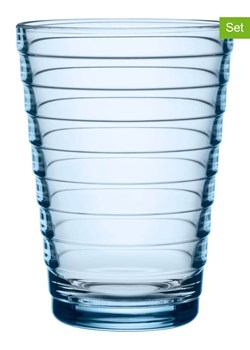 Moomin Szklanki (2 szt.) "Aino Aalto" w kolorze niebieskim - 330 ml ze sklepu Limango Polska w kategorii Naczynia - zdjęcie 189222654