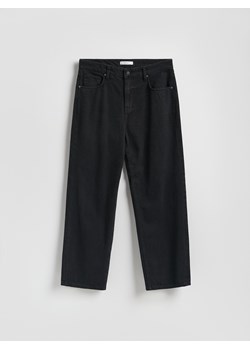 Reserved - Jeansy loose z efektem sprania - czarny ze sklepu Reserved w kategorii Jeansy męskie - zdjęcie 189223653