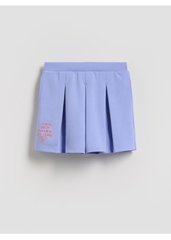 Reserved - Spódnico-szorty z nadrukiem - niebieski ze sklepu Reserved w kategorii Spódnice dziewczęce - zdjęcie 189223661