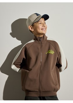 Reserved - Bluza na zamek - brązowy ze sklepu Reserved w kategorii Bluzy chłopięce - zdjęcie 189223803