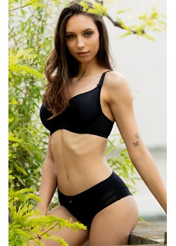 Biustonosz usztywniany typu kopa czarny Elena 19140, Kolor czarny, Rozmiar 100C, Mediolano ze sklepu Primodo w kategorii Biustonosze - zdjęcie 189224522