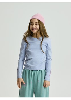Reserved - Koszulka z efektem sprania - jasnoniebieski ze sklepu Reserved w kategorii Bluzki dziewczęce - zdjęcie 189225060