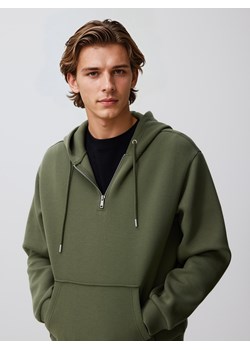 Reserved - Bluza z kapturem - jasny zielony ze sklepu Reserved w kategorii Bluzy męskie - zdjęcie 189225142