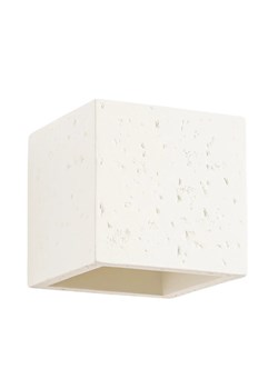 Loftowy beżowy kinkiet kostka - E717-Lenobri ze sklepu Edinos.pl w kategorii Lampy ścienne - zdjęcie 189225170