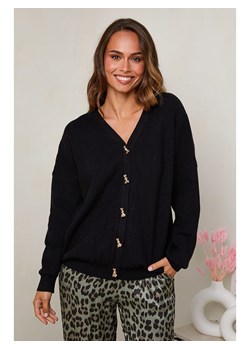 Soft Cashmere Kardigan w kolorze czarnym ze sklepu Limango Polska w kategorii Swetry damskie - zdjęcie 189225682