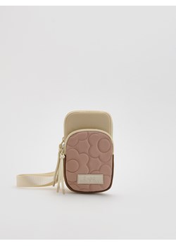 Reserved - Saszetka z łączonych materiałów - beżowy ze sklepu Reserved w kategorii Torby i walizki dziecięce - zdjęcie 189227071