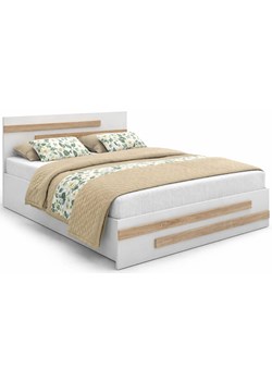 Białe Łóżko Z Pojemnikiem I Materacem 120X200 Cm Z4-Z60 ze sklepu Edinos.pl w kategorii Łóżka i materace - zdjęcie 189227943