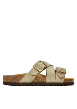 Klapki Scholl Selene F00774 Zielony ze sklepu eobuwie.pl w kategorii Klapki damskie - zdjęcie 189227954