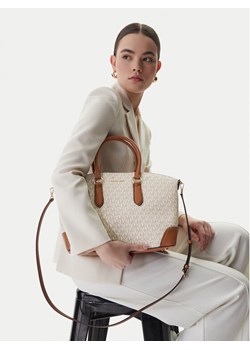 Torebka MICHAEL Michael Kors 30R6G1WS7B Écru ze sklepu eobuwie.pl w kategorii Kuferki - zdjęcie 189228051