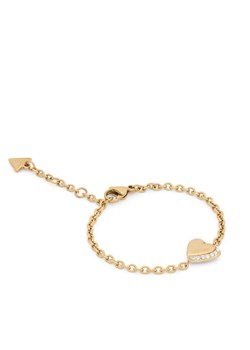 Bransoletka Guess JUBB06 088JW Złoty ze sklepu eobuwie.pl w kategorii Bransoletki - zdjęcie 189228101