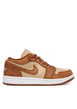 Sneakersy Nike Air Jordan 1 Low Se FJ3453 200 Brązowy ze sklepu eobuwie.pl w kategorii Buty sportowe damskie - zdjęcie 189228203