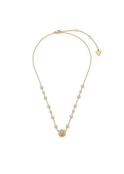 Naszyjnik Guess JUBN06 283JW Złoty ze sklepu eobuwie.pl w kategorii Naszyjniki - zdjęcie 189228263