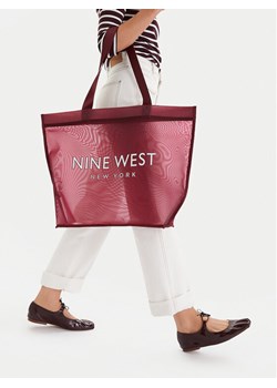 Torebka Nine West CEO-Eloura-LA374-4074 Bordowy ze sklepu eobuwie.pl w kategorii Torby Shopper bag - zdjęcie 189228274