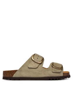 Klapki Scholl Noelle F00734 Zielony ze sklepu eobuwie.pl w kategorii Klapki damskie - zdjęcie 189228362