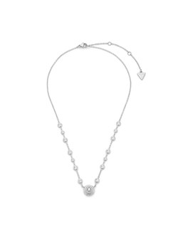 Guess Naszyjnik JUBN06 283JW Srebrny ze sklepu MODIVO w kategorii Naszyjniki - zdjęcie 189231071