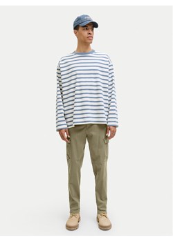 Jack & Jones Spodnie materiałowe Stace Arthur 12282388 Khaki Regular Fit ze sklepu MODIVO w kategorii Spodnie męskie - zdjęcie 189231091