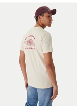 Kappa T-Shirt 37276IW Beżowy Regular Fit ze sklepu MODIVO w kategorii T-shirty męskie - zdjęcie 189231094