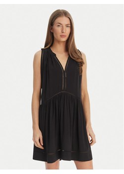 Seafolly Sukienka letnia Ladder Detail 52931-DR Czarny Relaxed Fit ze sklepu MODIVO w kategorii Sukienki - zdjęcie 189231144