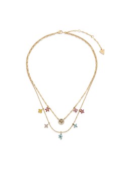 Guess Naszyjnik JUBN06 028JW Złoty ze sklepu MODIVO w kategorii Naszyjniki - zdjęcie 189231161