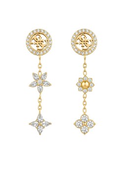 Guess Kolczyki JUBE06 036JW Złoty ze sklepu MODIVO w kategorii Kolczyki - zdjęcie 189231193