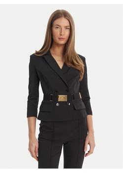 Elisabetta Franchi Marynarka GI-224-61E2-V590 Czarny Regular Fit ze sklepu MODIVO w kategorii Marynarki damskie - zdjęcie 189231200