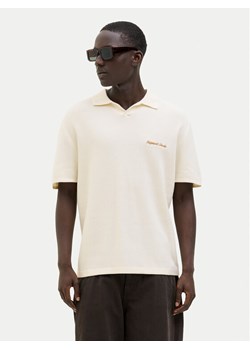 Jack & Jones Polo Norrebro 12297926 Écru Relaxed Fit ze sklepu MODIVO w kategorii T-shirty męskie - zdjęcie 189231224