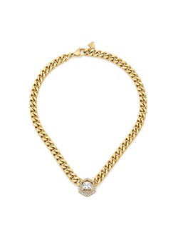 Guess Naszyjnik JUBN06 185JW Złoty ze sklepu MODIVO w kategorii Naszyjniki - zdjęcie 189231291