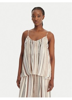 Eleh Top SS260131 Écru Regular Fit ze sklepu MODIVO w kategorii Bluzki damskie - zdjęcie 189231342