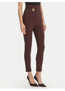Elisabetta Franchi Spodnie materiałowe PA-158-61E2-V350 Brązowy Skinny Fit ze sklepu MODIVO w kategorii Spodnie damskie - zdjęcie 189231382