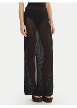Seafolly Spódnica maxi Beach Edit 55687-KN Czarny Slim Fit ze sklepu MODIVO w kategorii Odzież plażowa - zdjęcie 189231461