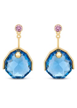 Swarovski Kolczyki Gema 5737449 Niebieski ze sklepu MODIVO w kategorii Kolczyki - zdjęcie 189231481