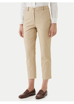 Gant Chinosy 4150380 Beżowy ze sklepu MODIVO w kategorii Spodnie damskie - zdjęcie 189231502