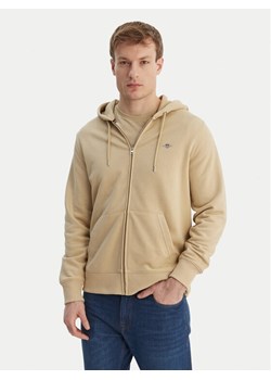 Gant Bluza Shield 2007059 Beżowy ze sklepu MODIVO w kategorii Bluzy męskie - zdjęcie 189231511
