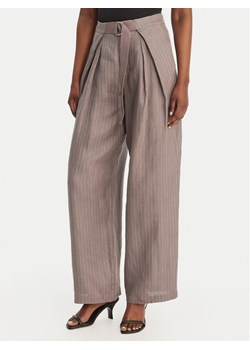 Eleh Spodnie materiałowe SS260028 Szary Oversize ze sklepu MODIVO w kategorii Spodnie damskie - zdjęcie 189231571