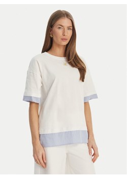 Luisa Spagnoli T-Shirt Baiadera 543155 Biały Regular Fit ze sklepu MODIVO w kategorii Bluzki damskie - zdjęcie 189231610