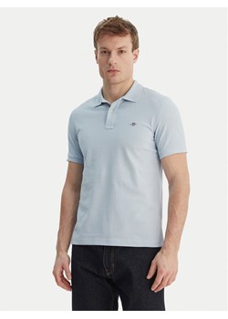 Gant Polo Shield 2220 Niebieski ze sklepu MODIVO w kategorii T-shirty męskie - zdjęcie 189231642