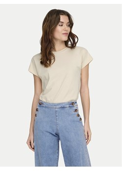 ONLY T-Shirt Erica 15308926 Beżowy Oversize ze sklepu MODIVO w kategorii Bluzki damskie - zdjęcie 189231662