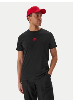 Kappa T-Shirt 382J2QW Czarny Regular Fit ze sklepu MODIVO w kategorii T-shirty męskie - zdjęcie 189231673